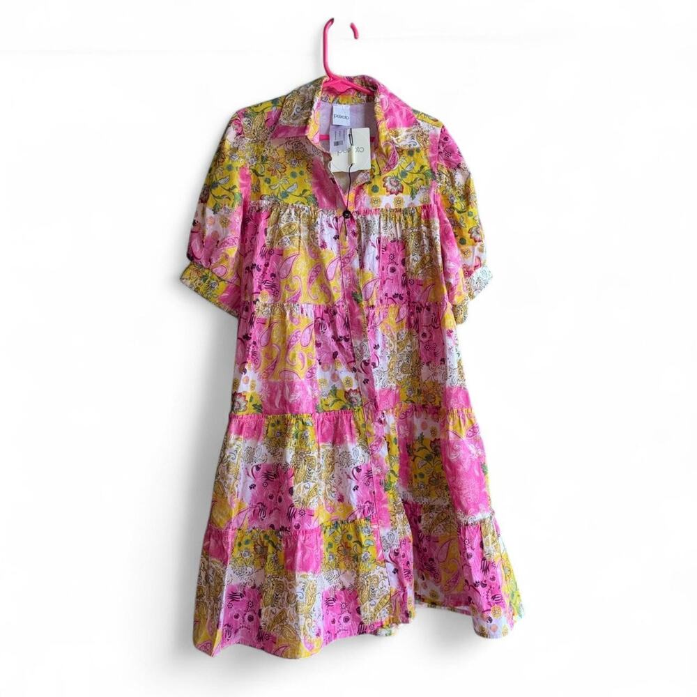 Peixoto size 3 floral patchwork dress size 3 years. Brand new with tags